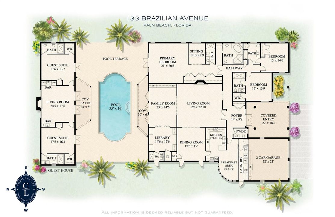 133 Brazilian Avenue - Floor Plan