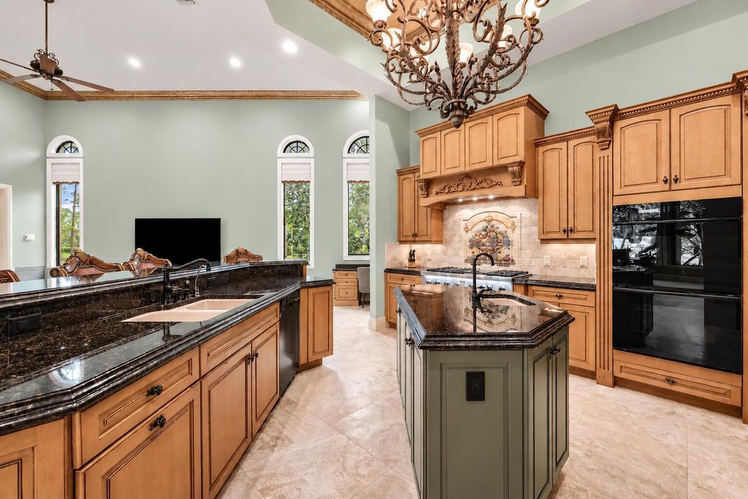 Custom Wood Work Throughout Kitchen
