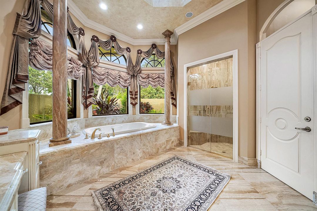 Stunning All Marble Shower