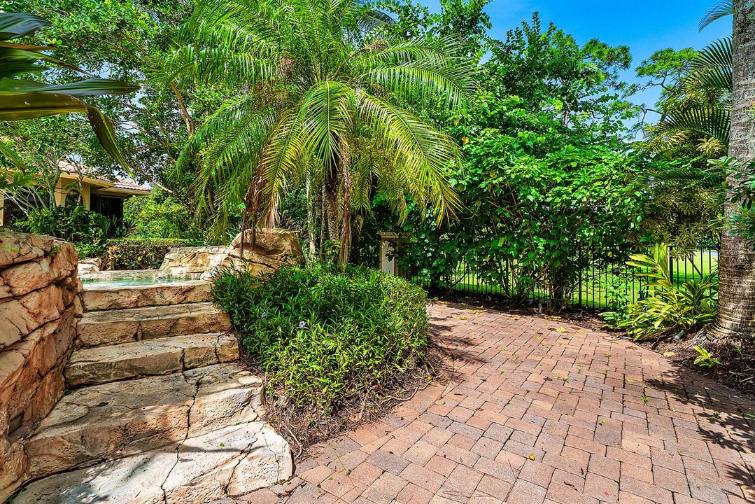 Hidden Steps to Hot Tubs & Waterfall