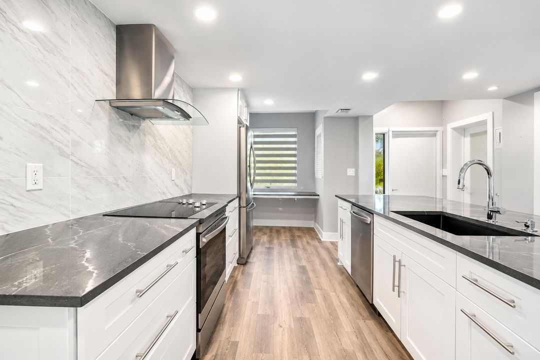 Modern Luxury Galley Kitchen