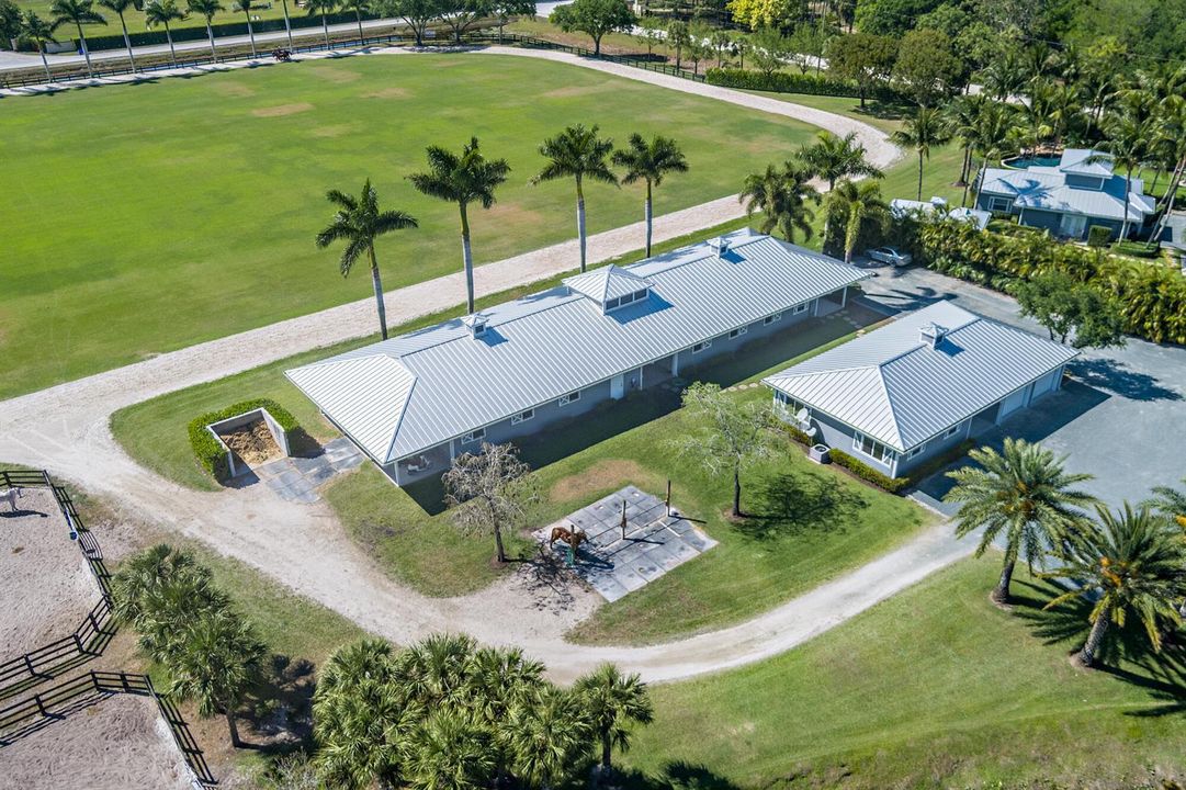Arial Barn & Staff Quarters