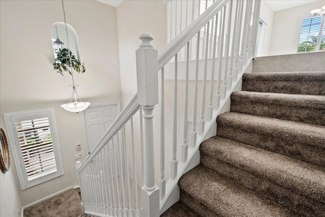 Staircase to Living Area