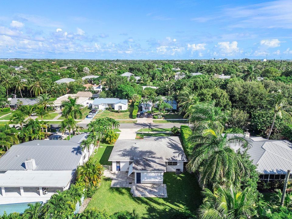 Aerial of Backyard