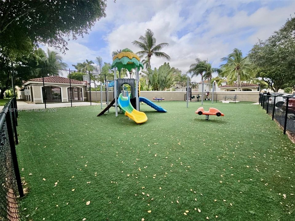 Play Area with Basketball