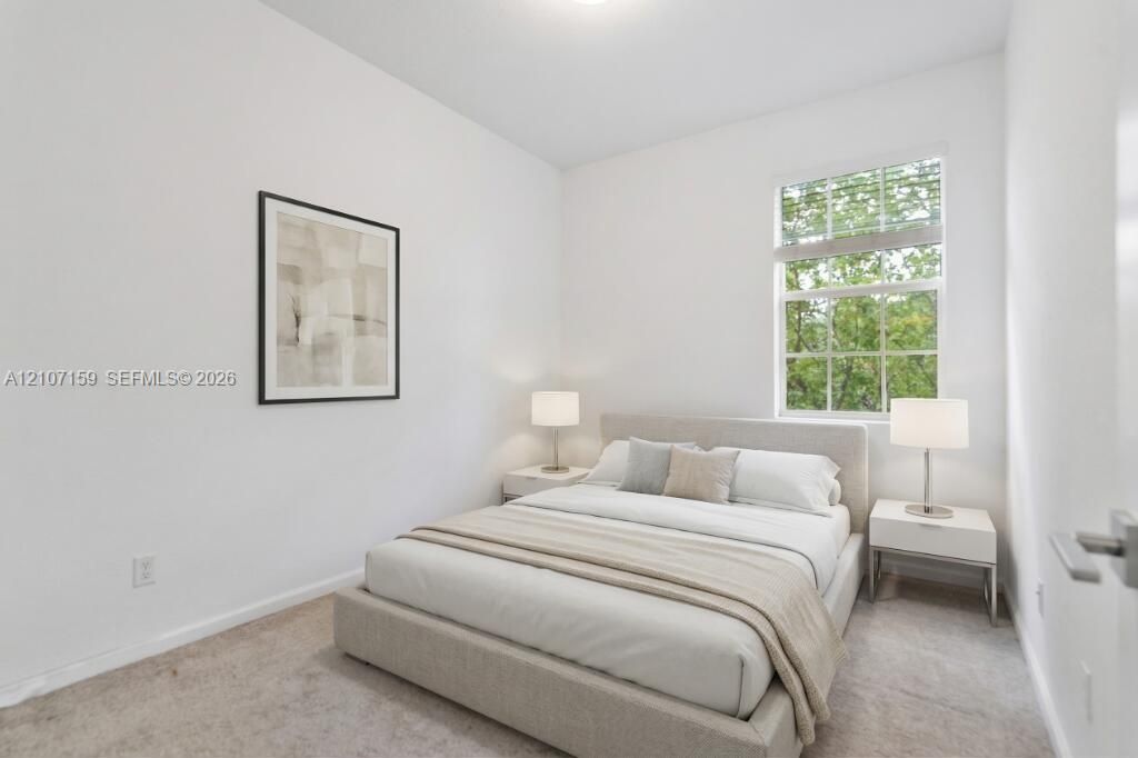 Virtually Staged Third Bedroom