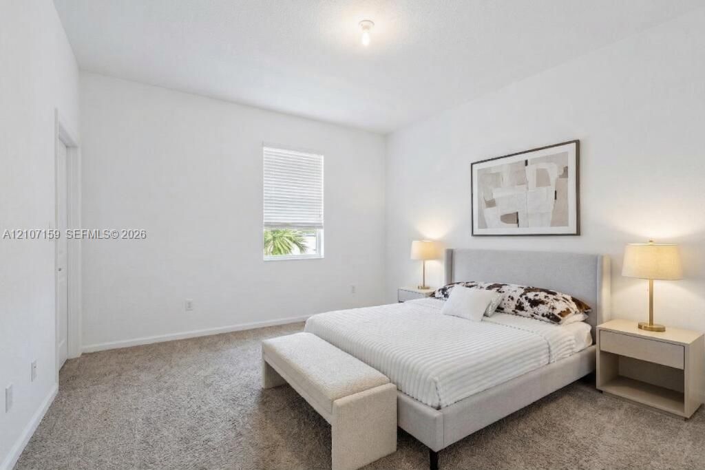 Virtually Staged Primary Bedroom