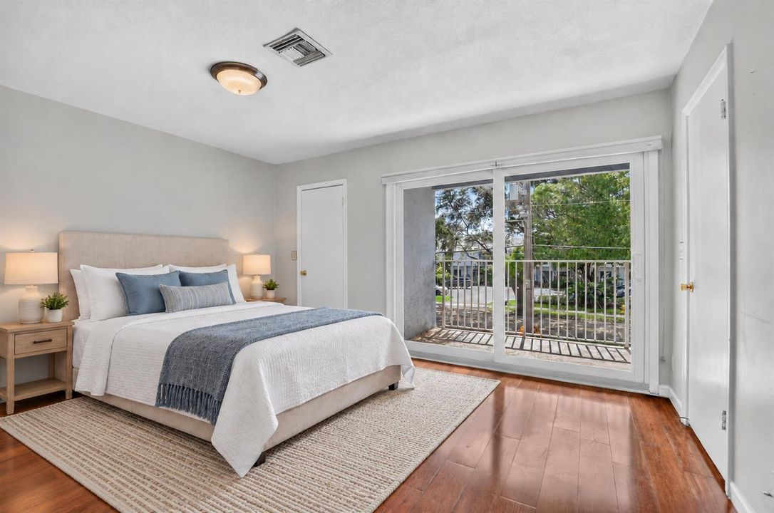 Virtually Staged Guest Bedroom