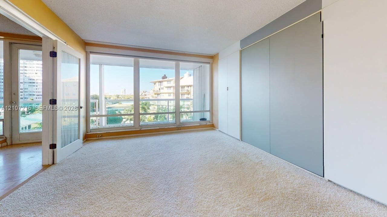 2nd bedroom with Murphy bed wall unit