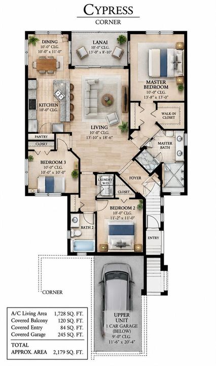 Cypress Corner Floor Plan