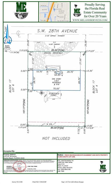 918 SW 28th Survey