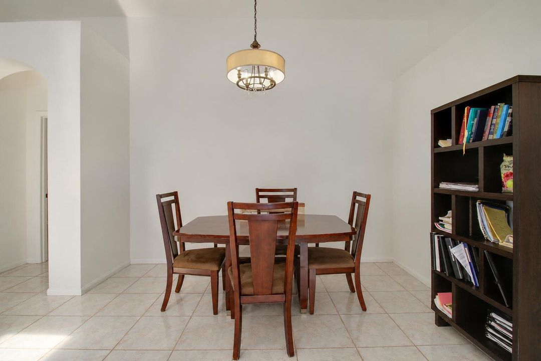 Clean Symmetrical Dining Room Interior