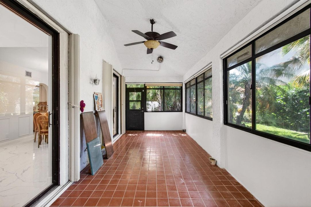 enclosed patio