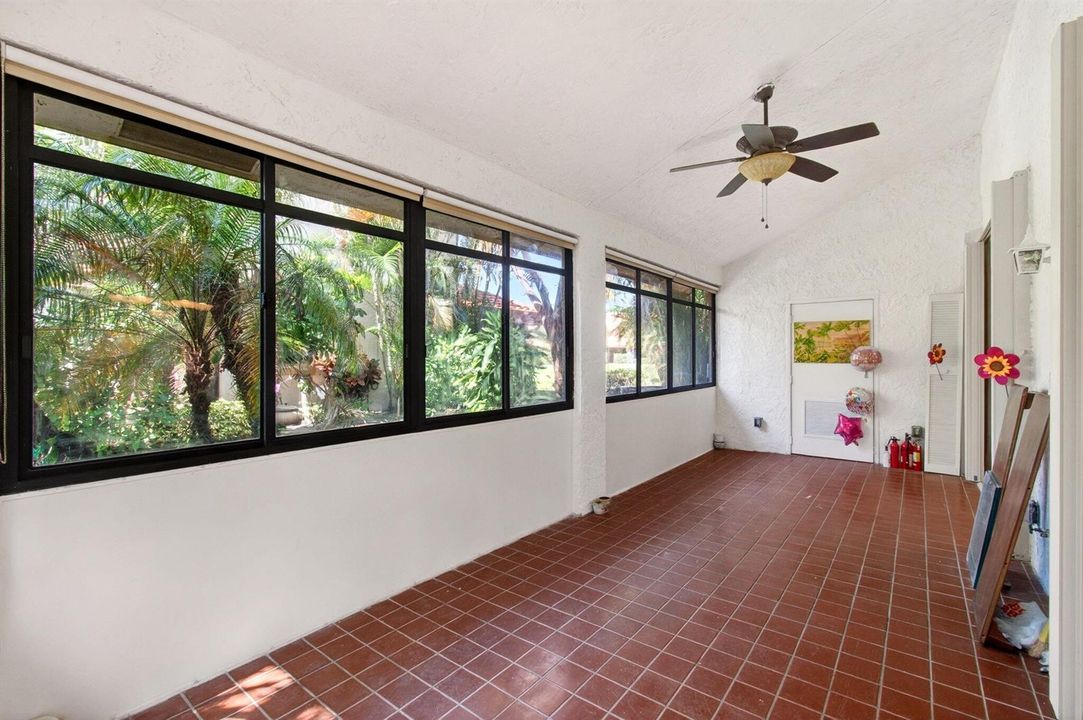 enclosed patio