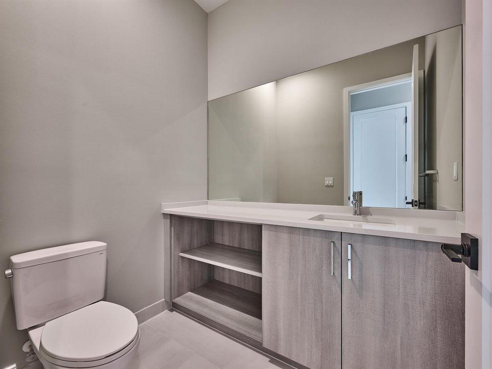 Half Bath- Upstairs