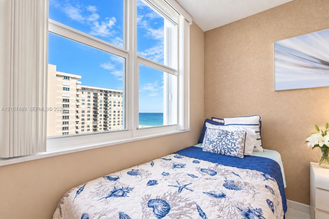 Multi-pane windows featuring ocean and coastal scenery