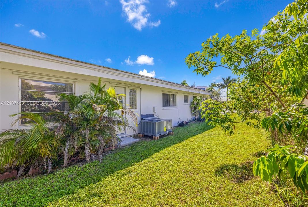 West side of property.