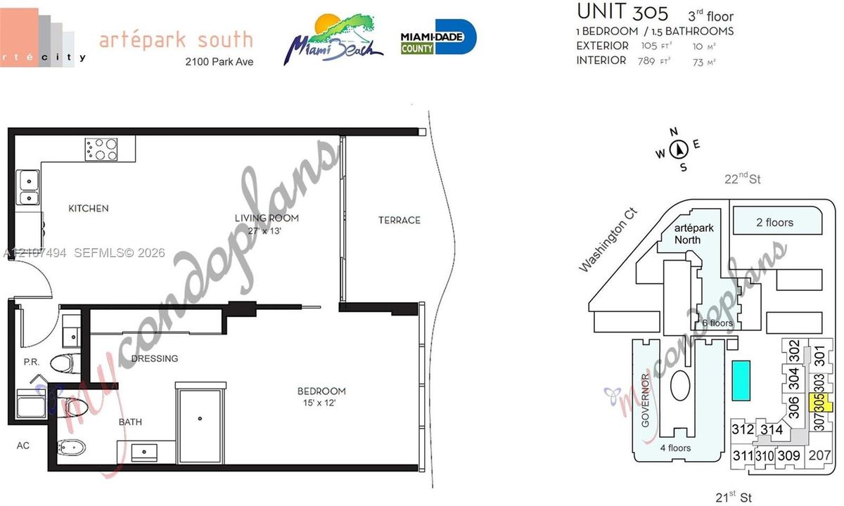 For Rent: $3,775 (1 beds, 1 baths, 716 Square Feet)