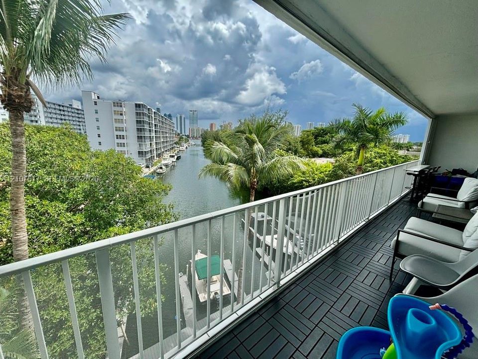 amazing views with full accordion shutters for easy closing