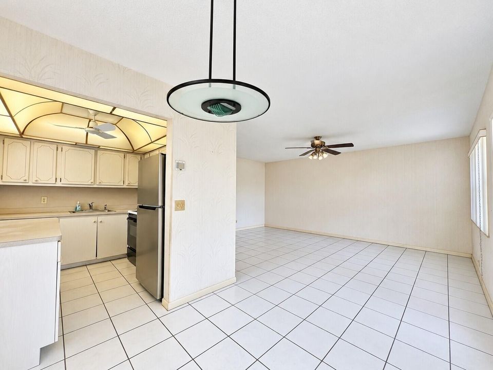 Dining to Living with Kitchen
