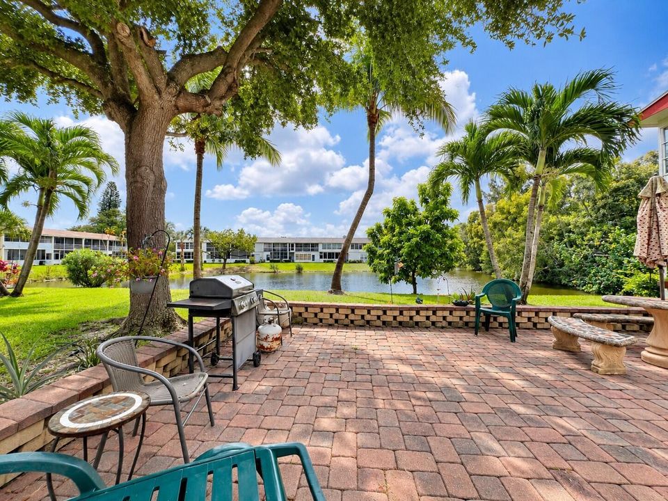 Tropical Water Side Resident Patio
