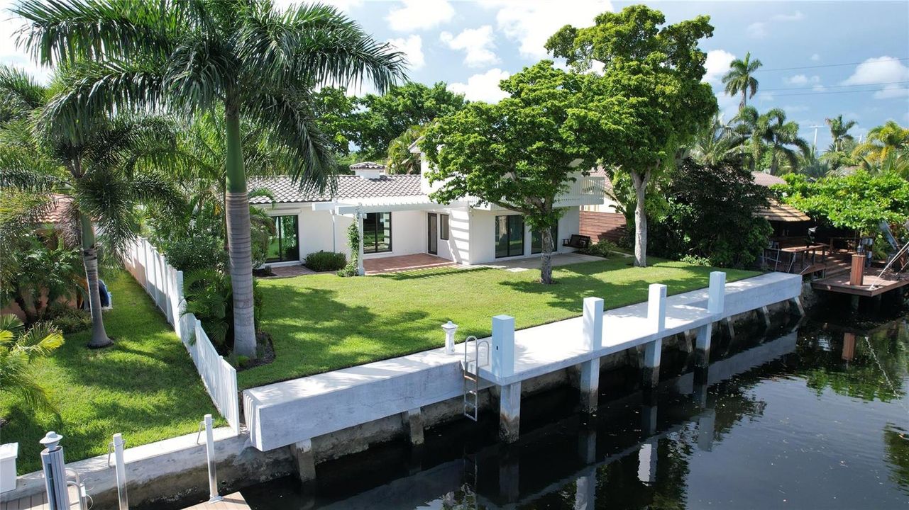 Rear of Property and Dock