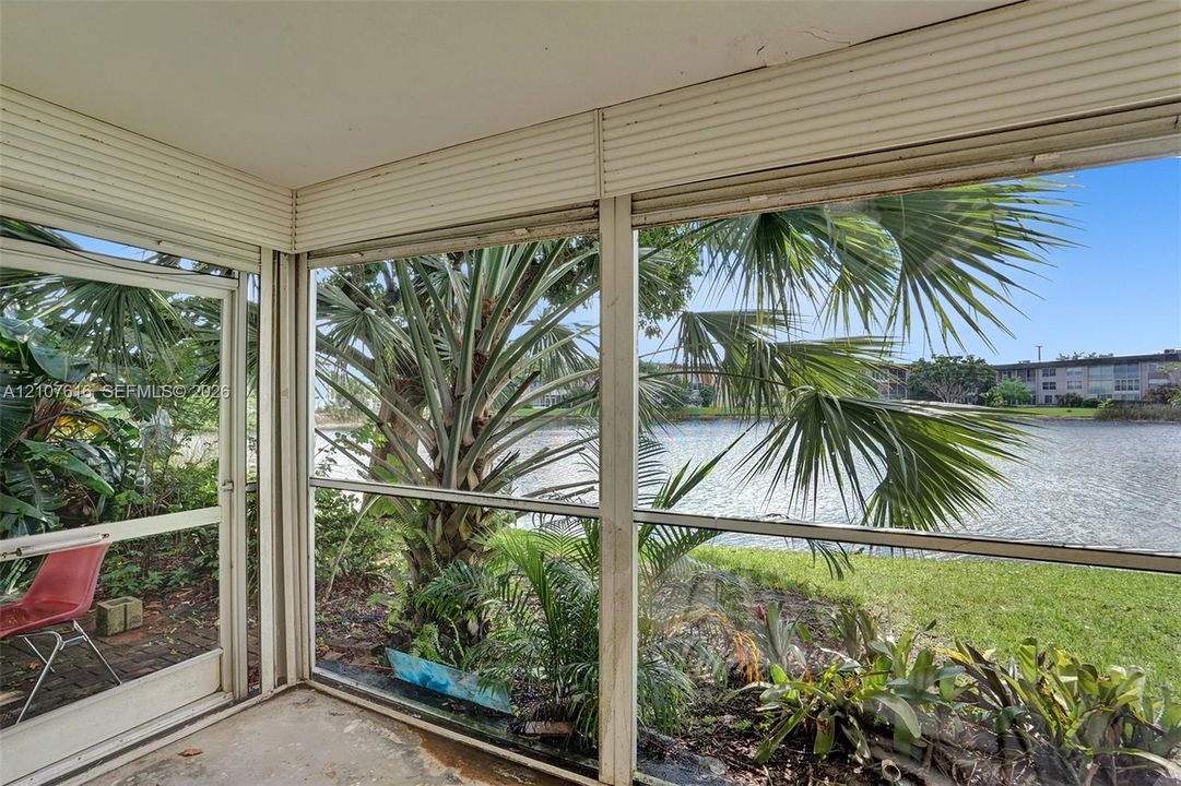 Enclosed patio