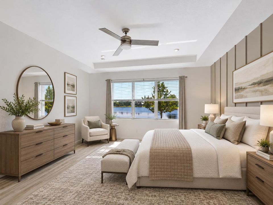 Master Bedroom Virtually Staged