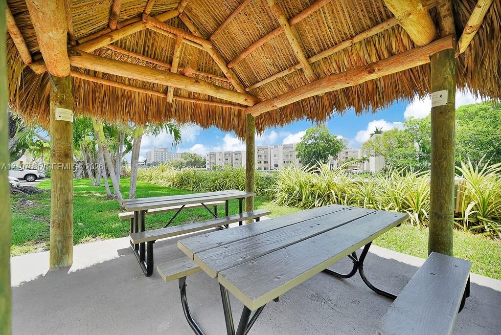 Several picnic areas