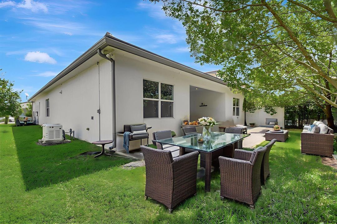 outdoors enough room for pool