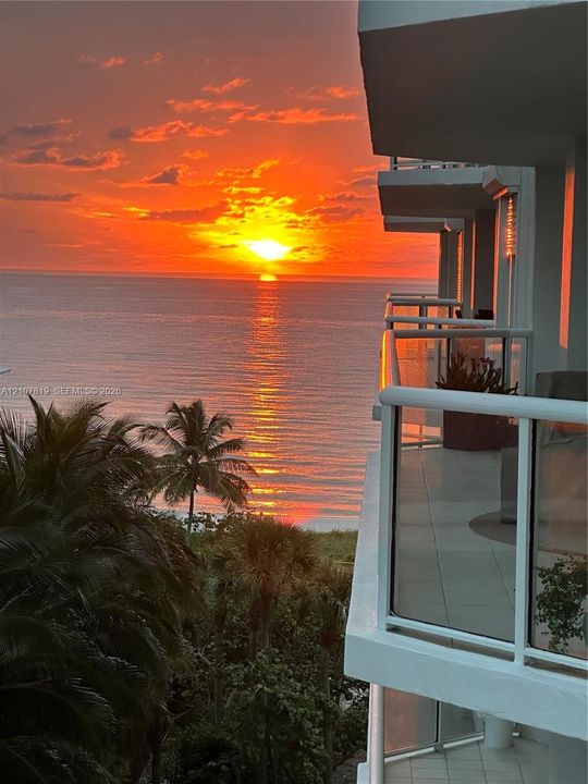 Sunrise and Ocean view from your balcony