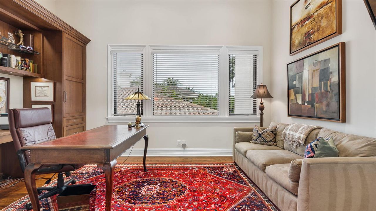 Dedicated Office with Pocket Doors