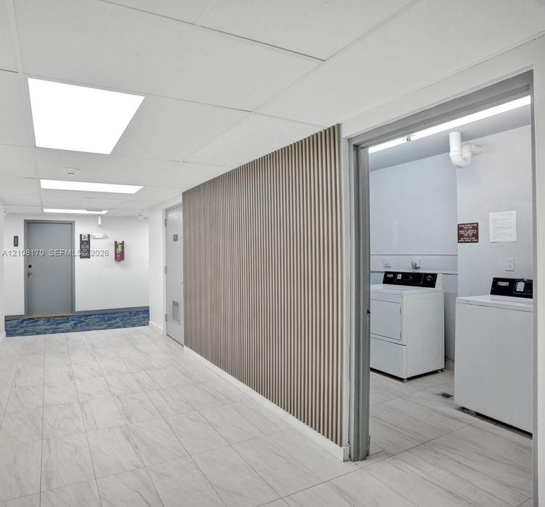 Laundry, Elevator Landing