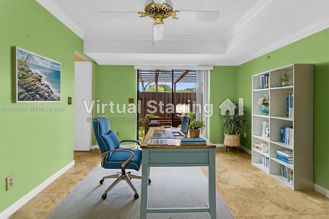 Virtually staged
