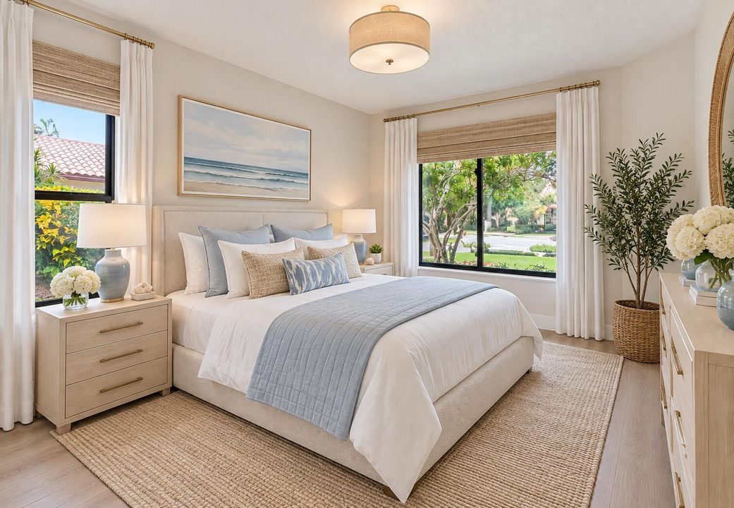 Bedroom 2 furnished