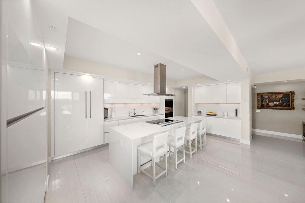 Kitchen with Counter Seating