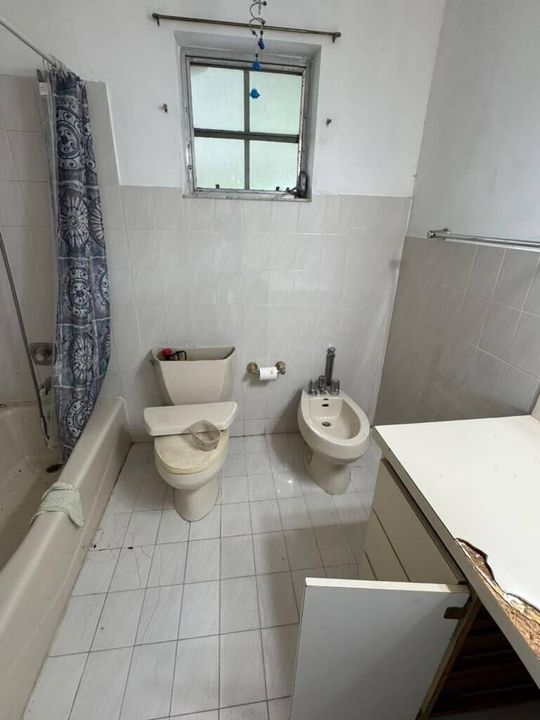 main bath w/bidet
