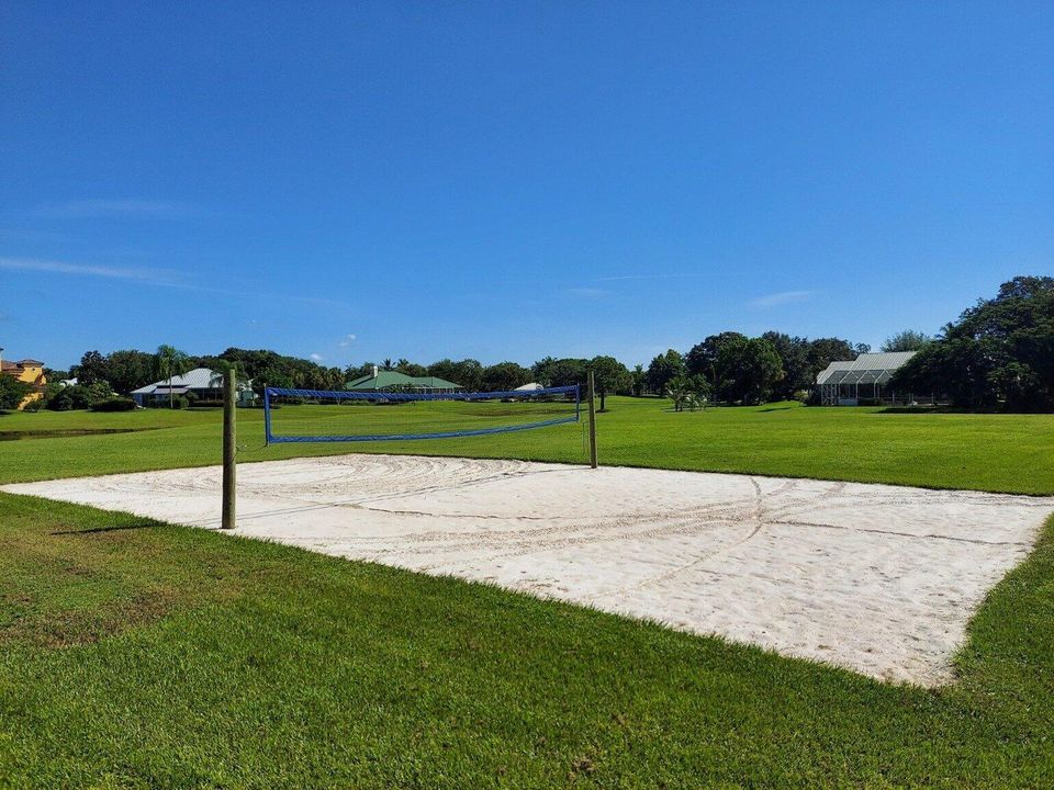 sand volleyball court