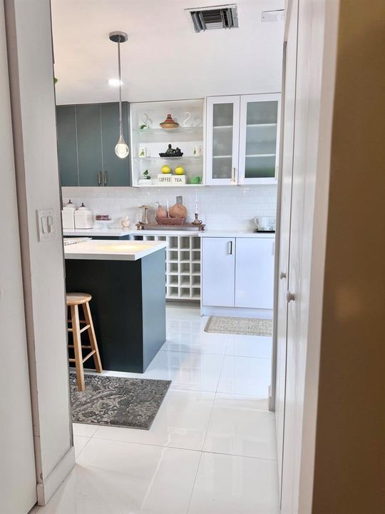 washer and dryer in closet on right