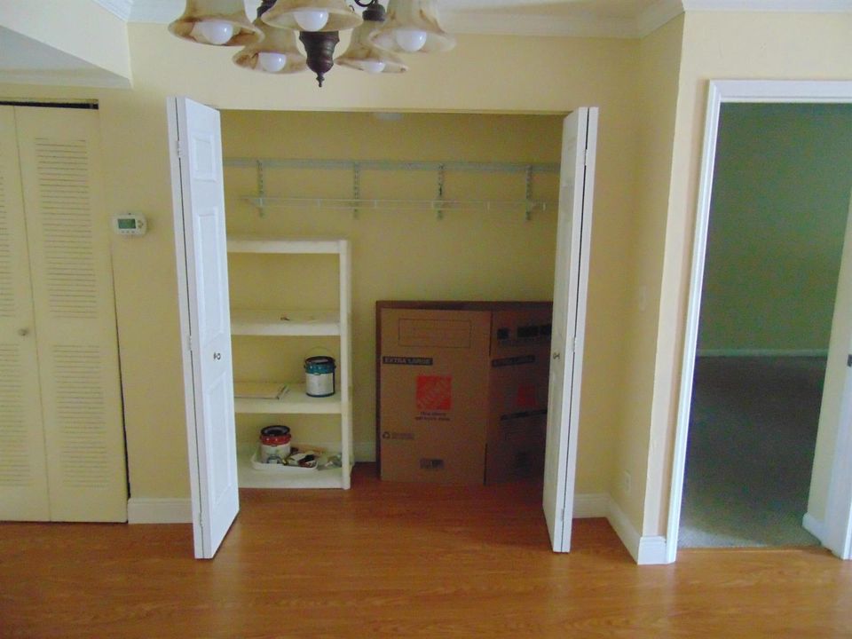 CLOSET AT DINING AREA