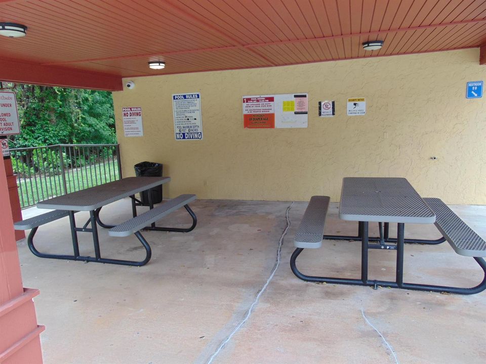 COVERED AREA AT POOL