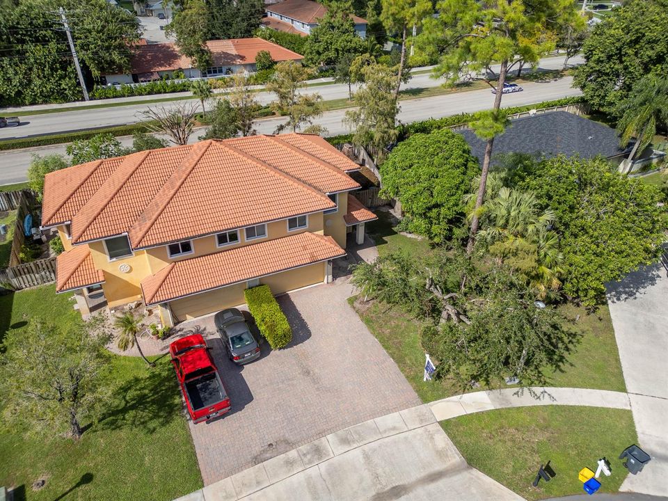Aerial of front
