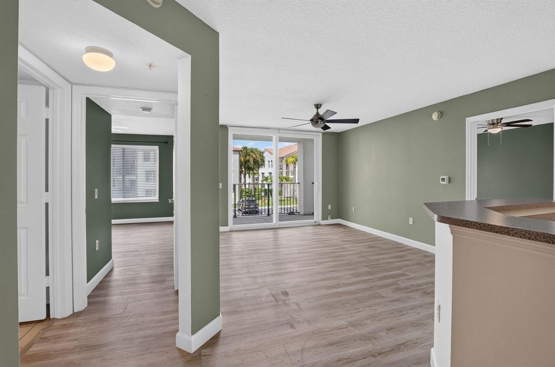 Entry to living room