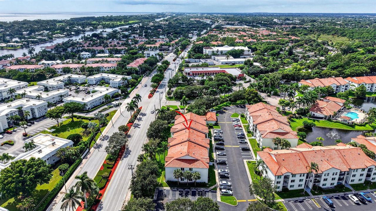 Aerial building location