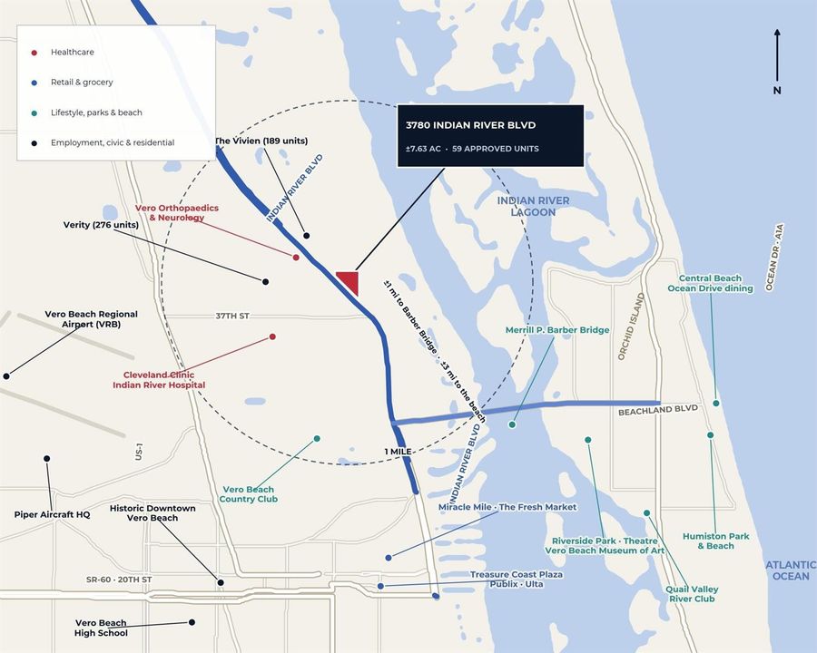 Location Map - Indian River Boulevard Co
