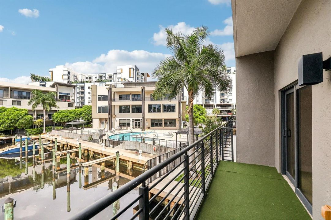 View from your private balconies