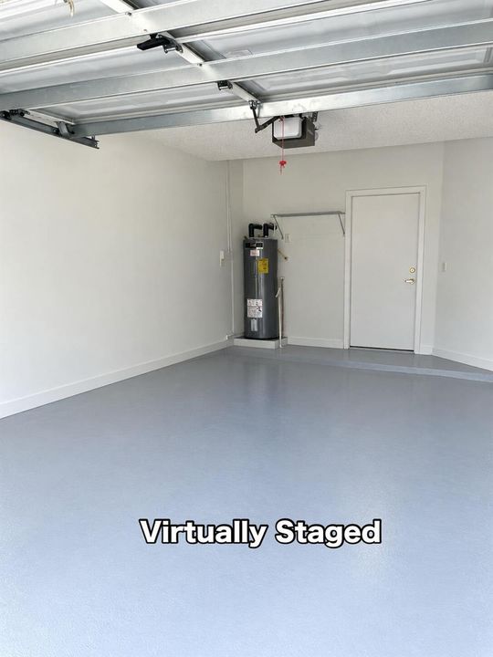 Virtually Staged Garage