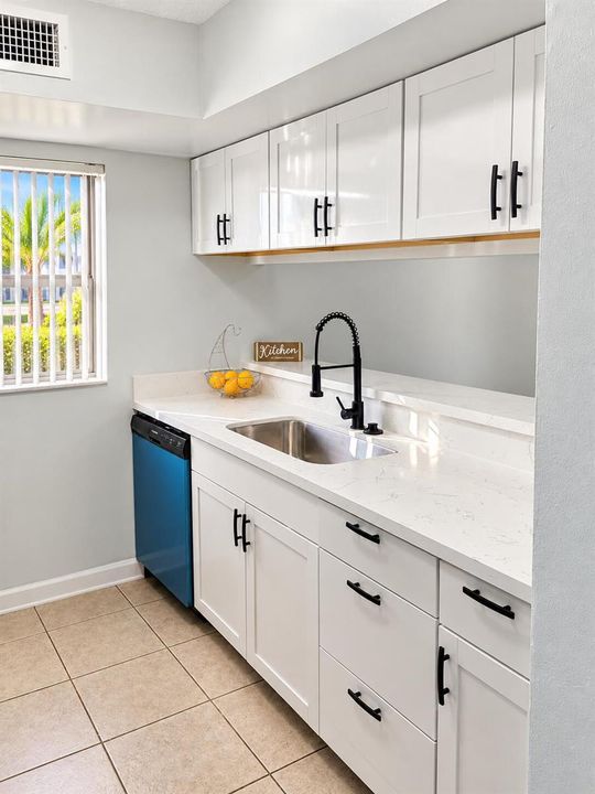 Bright Modern Kitchen with Citrus Accent
