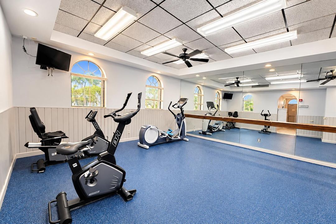 Bright Modern Condo Fitness Room