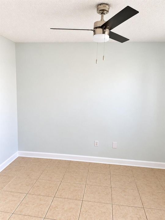Minimal Room with Ceiling Fan